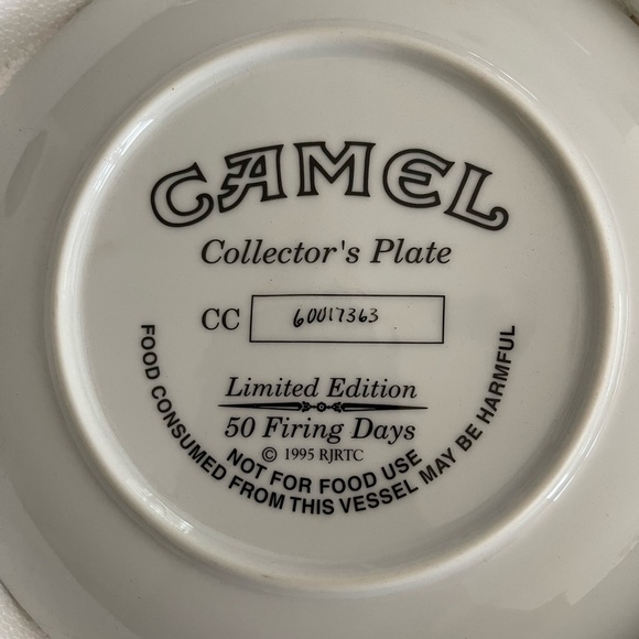 NIB JOE CAMEL COLLECTOR’S PLATE. - Picture 7 of 8
